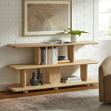 Lyle Sculptural 2-Tier Bookshelf by Modway