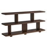 Lyle Sculptural 2-Tier Bookshelf by Modway