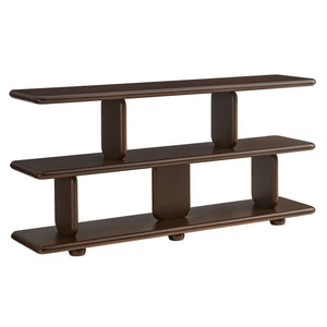 Lyle Sculptural 2-Tier Bookshelf by Modway