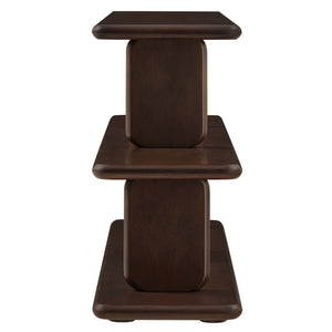 Lyle Sculptural 2-Tier Bookshelf by Modway