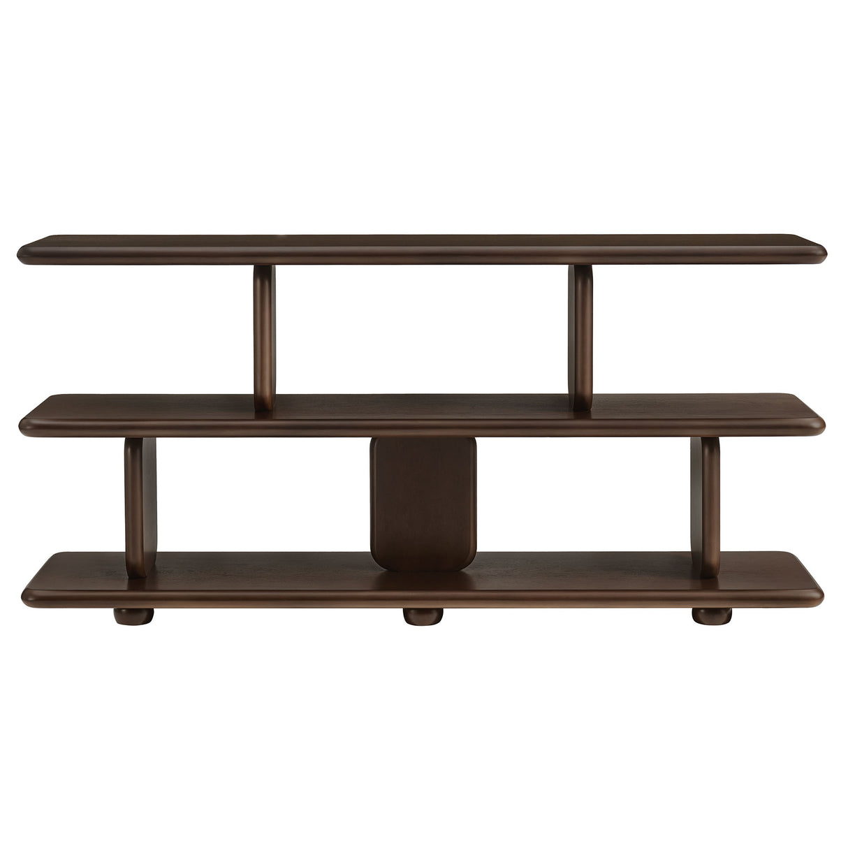 Lyle Sculptural 2-Tier Bookshelf by Modway