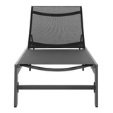 Tahoe Outdoor Patio Mesh and Aluminum Chaise Lounge by Modway