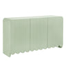 Dahlia Fluted and Scalloped Sideboard Storage Cabinet