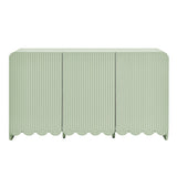 Dahlia Fluted and Scalloped Sideboard Storage Cabinet