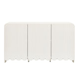 Dahlia Fluted and Scalloped Sideboard Storage Cabinet