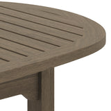 Saratoga Oval Outdoor Patio Teak Wood Coffee Table by Modway