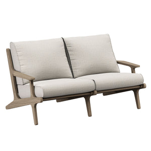 Saratoga Outdoor Patio Teak Wood Loveseat by Modway