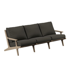 Saratoga Outdoor Patio Teak Sofa by Modway