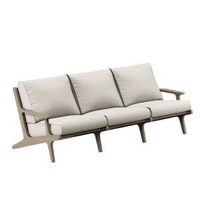 Saratoga Outdoor Patio Teak Sofa by Modway