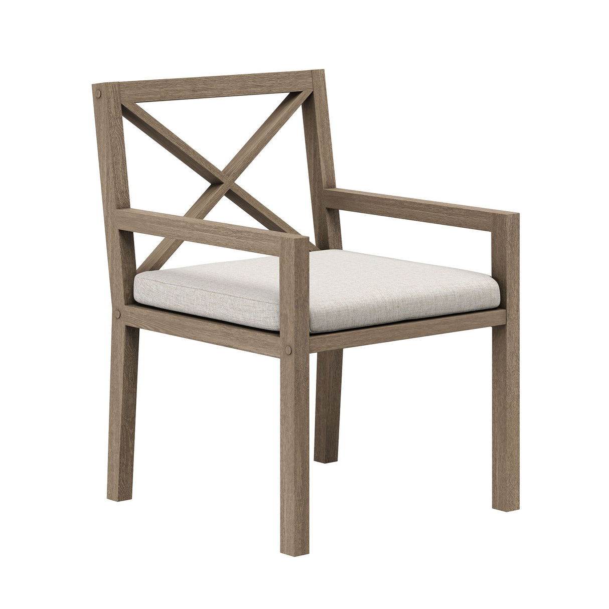 Northlake Outdoor Patio Teak Dining Armchair by Modway