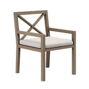 Northlake Outdoor Patio Teak Dining Armchair by Modway