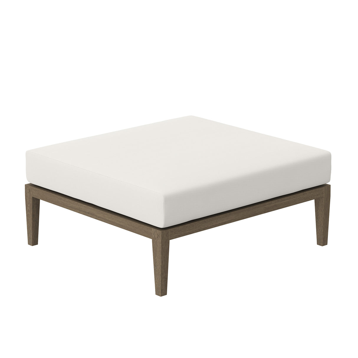 Northlake Outdoor Patio Teak Ottoman by Modway