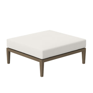 Northlake Outdoor Patio Teak Ottoman by Modway