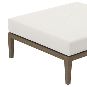 Northlake Outdoor Patio Teak Ottoman by Modway