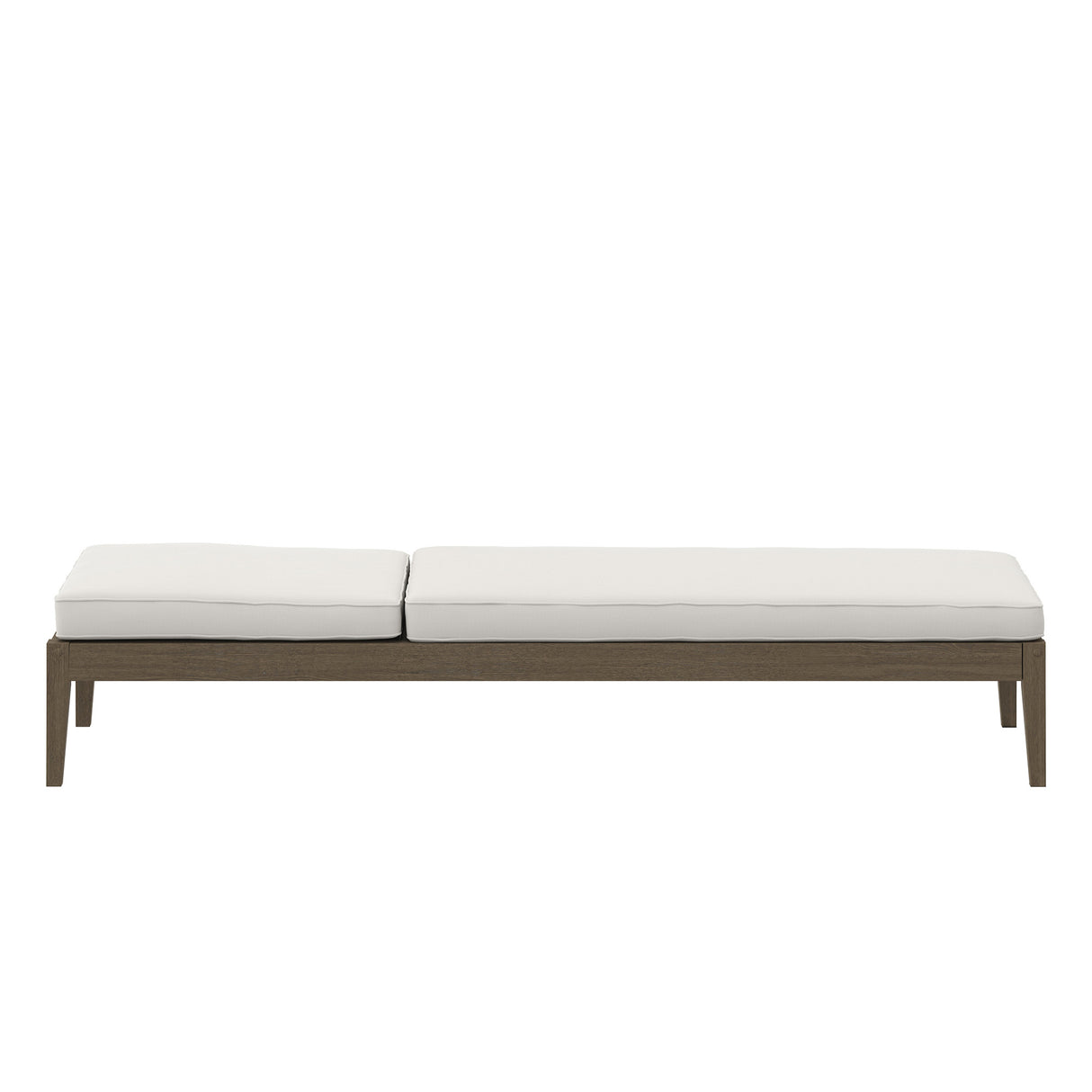 Northlake Outdoor Patio Teak Chaise Lounge by Modway