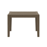 Northlake Square Outdoor Patio Teak Side Table by Modway