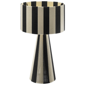 Renae Handwoven Cotton Thread Striped Table Lamp by Modway