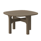 Saratoga Square Outdoor Patio Teak Wood Side Table by Modway