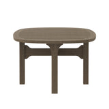 Saratoga Square Outdoor Patio Teak Wood Side Table by Modway