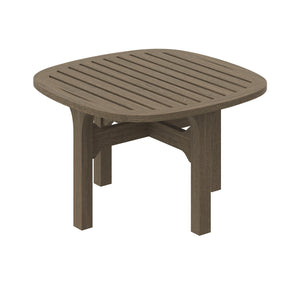 Saratoga Square Outdoor Patio Teak Wood Side Table by Modway