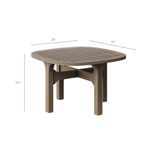 Saratoga 3-Piece Outdoor Patio Teak Wood Furniture Set