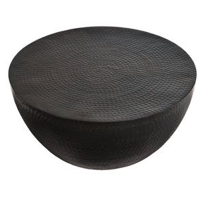 Mella 32 Inch Metal Hammered Coffee Table by Modway