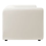 Leif 89" Performance Velvet Upholstered Sofa by Modway