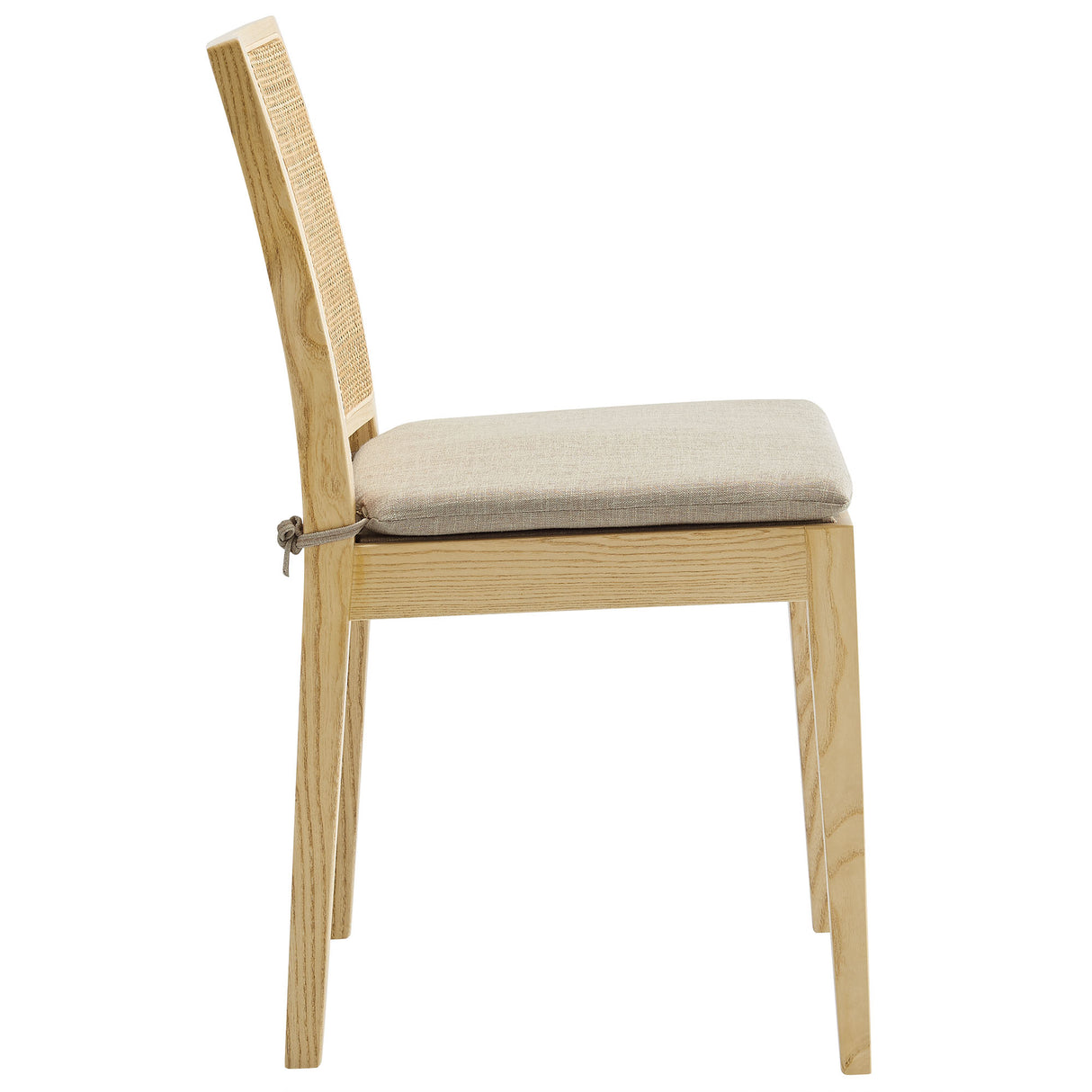 Ovard Wood and Rattan Dining Chair by Modway