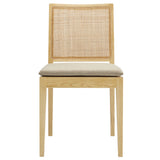 Ovard Wood and Rattan Dining Chair by Modway
