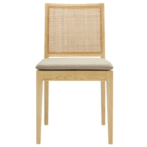 Ovard Wood and Rattan Dining Chair by Modway