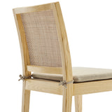 Ovard Wood and Rattan Dining Chair by Modway