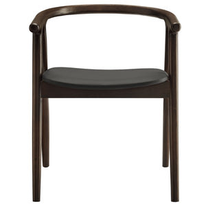 Henry Vegan Leather and Wood Dining Chair by Modway