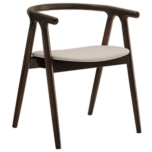 Henry Vegan Leather and Wood Dining Chair by Modway