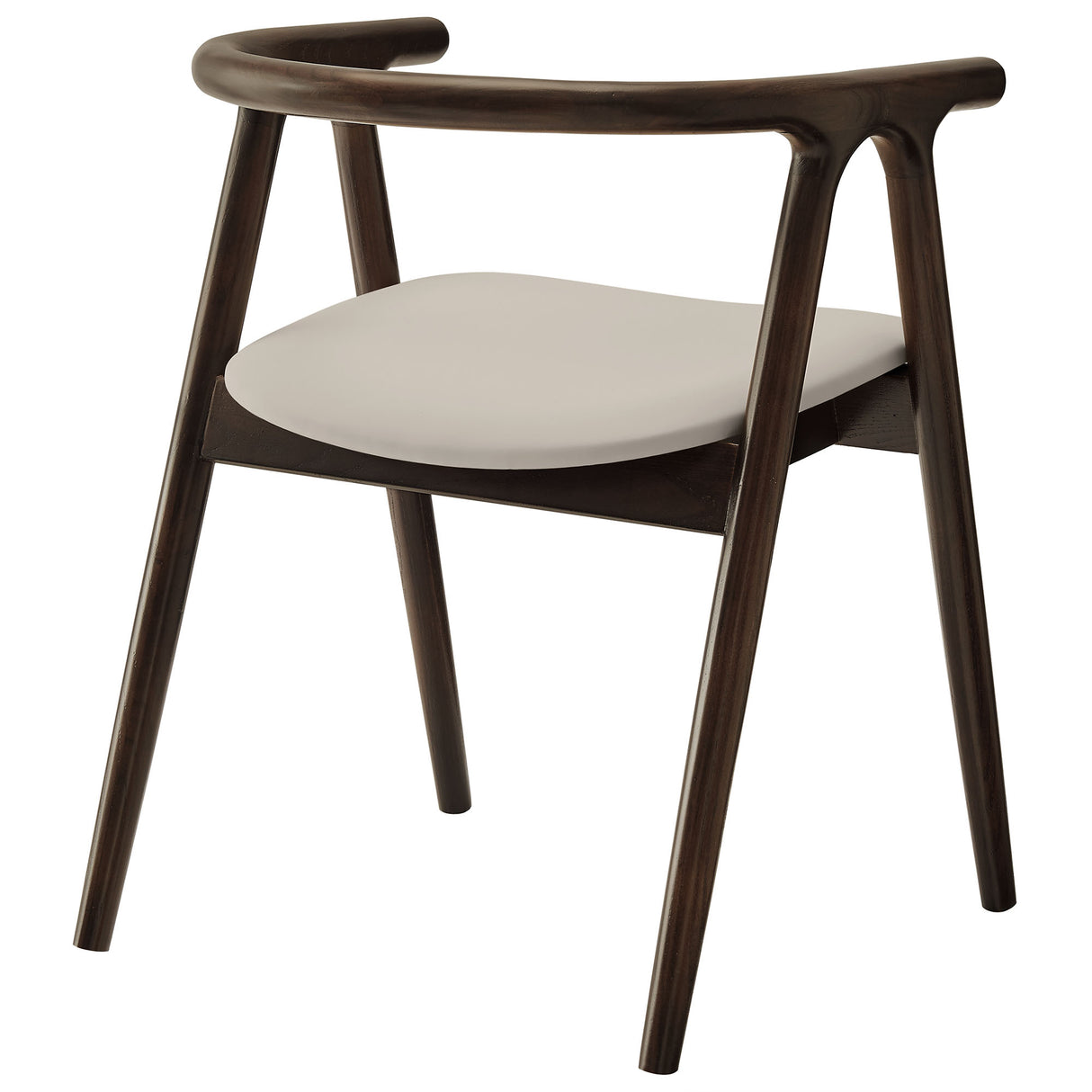 Henry Vegan Leather and Wood Dining Chair by Modway