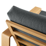 Lirienne Outdoor Patio Aluminum Faux Wood Armchairs Set of 2 by Modway