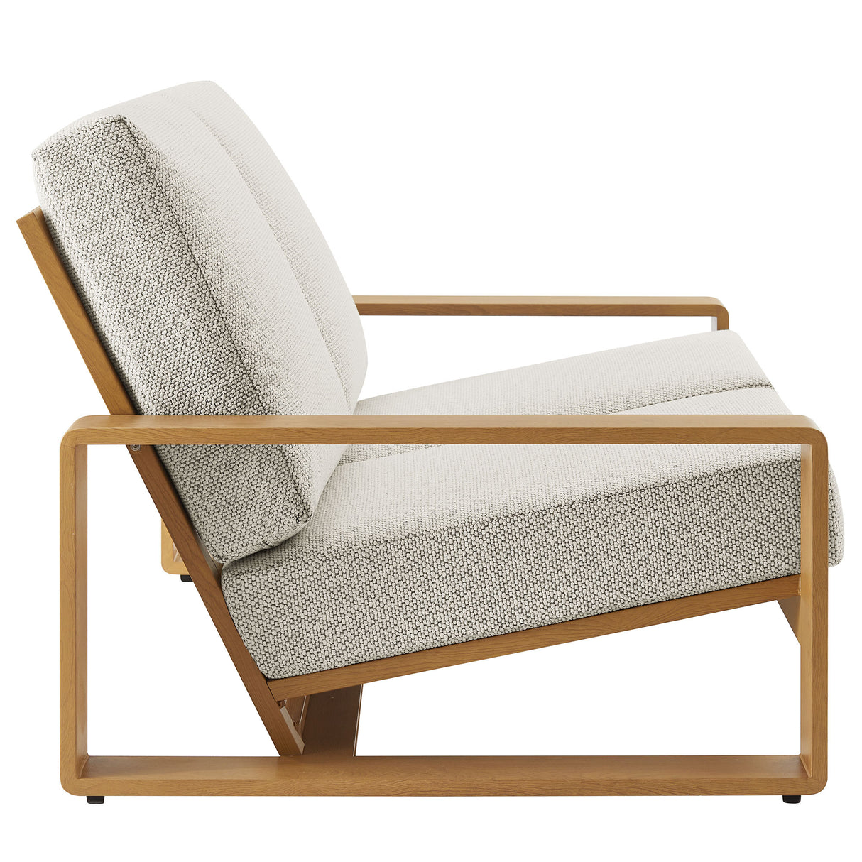 Lirienne Outdoor Patio Aluminum Faux Wood Loveseat by Modway