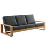Lirienne Outdoor Patio Aluminum Faux Wood Sofa by Modway