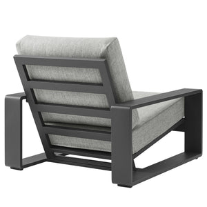 Lirienne Outdoor Patio Aluminum Faux Wood Armchairs Set of 2 by Modway