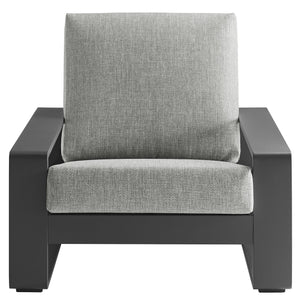 Lirienne Outdoor Patio Aluminum Faux Wood Armchairs Set of 2 by Modway