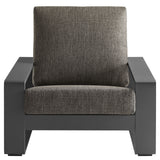 Lirienne Outdoor Patio Aluminum Faux Wood Armchairs Set of 2 by Modway