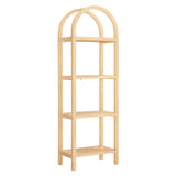 Vexley 72 Inch Tall Narrow Arched Bookshelf by Modway