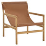 Sonora Leather Sling Chair by Modway
