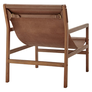 Sonora Leather Sling Chair by Modway