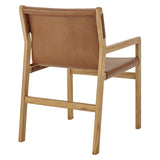 Sonora Leather Dining Chair by Modway