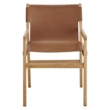 Sonora Leather Dining Chair by Modway