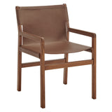 Sonora Leather Dining Chair by Modway