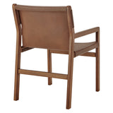 Sonora Leather Dining Chair by Modway