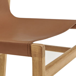 Sonora Leather Dining Side Chair by Modway