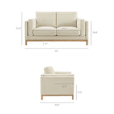 Roscoe 63 Inch Fabric Loveseat by Modway