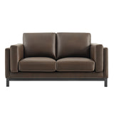 Roscoe 63 Inch Vegan Leather Loveseat by Modway